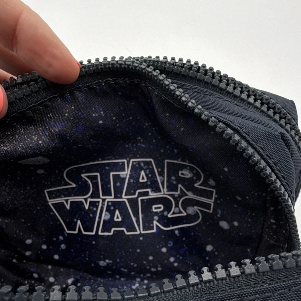Kipling x Star Wars R2-D2 Glow In Dark Black Multicolor Zipper Elin Pouch